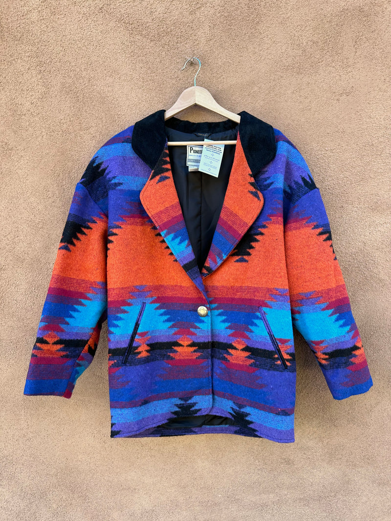 Wool Blend Pioneer Wear Southwest Blazer - Size 12