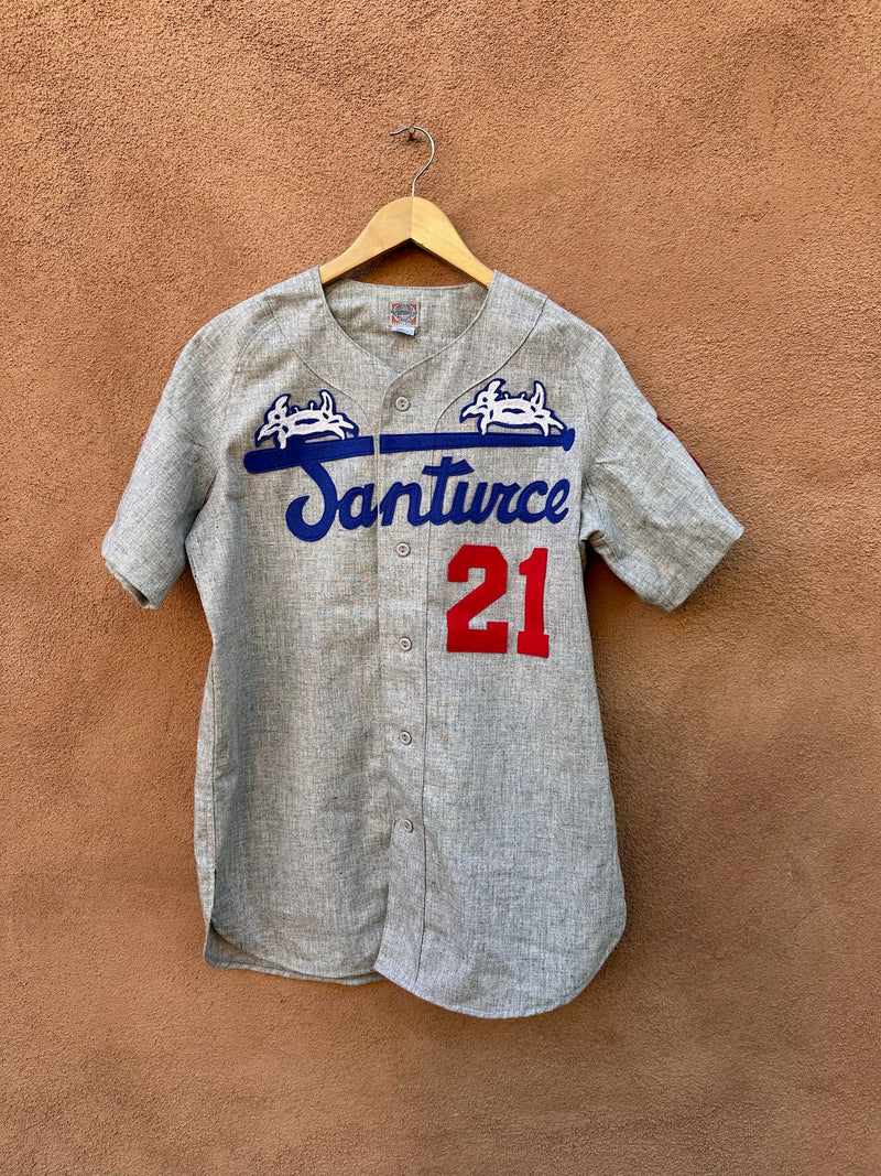 Santurce Cangrejeros Wool Baseball Jersey - Ebbets Field