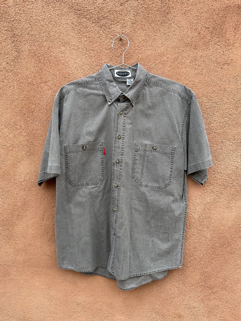 Gray Short Sleeve Bugle Boy Co. Shirt