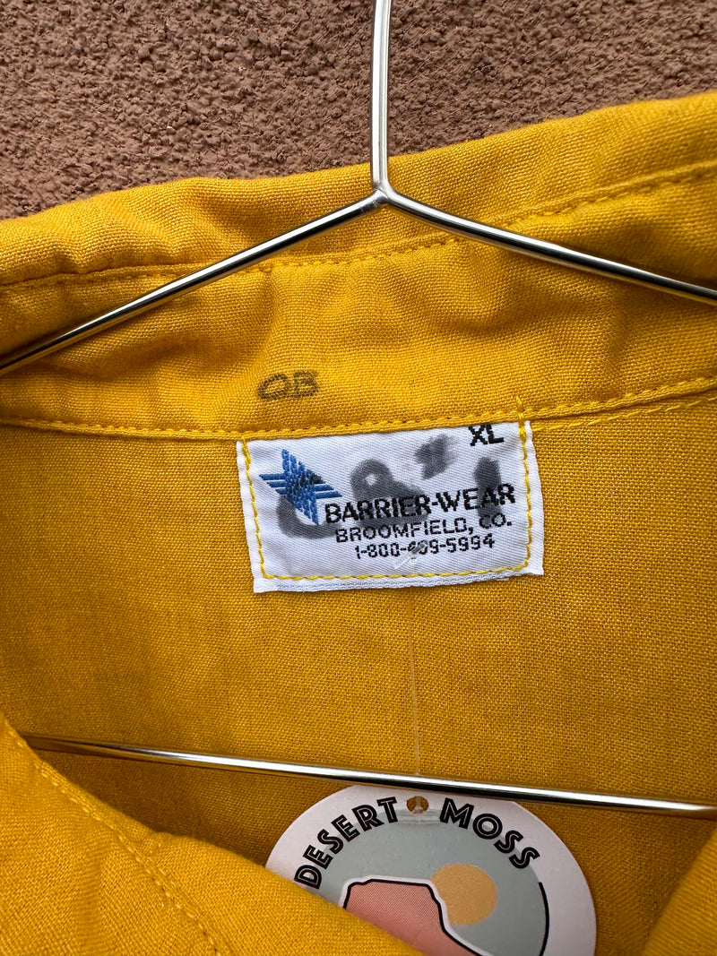 80's Yellow Workwear Shirt