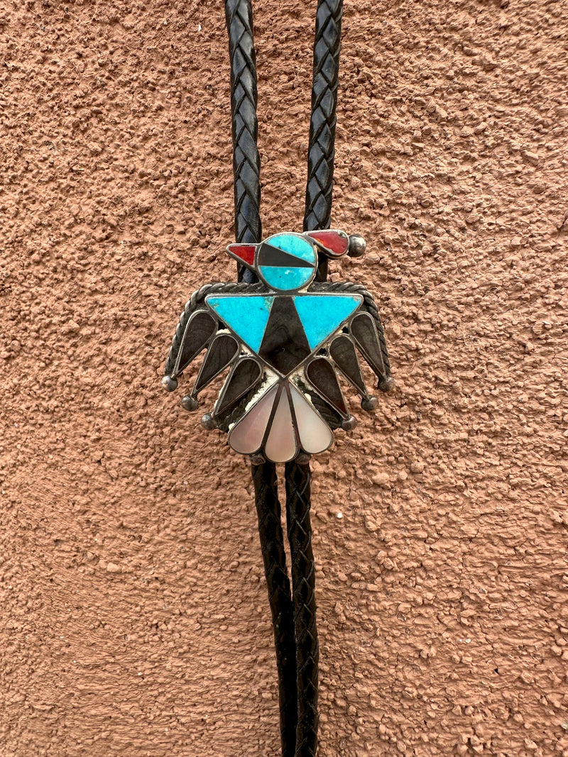 Old Pawn Zuni Thunderbird Bolo