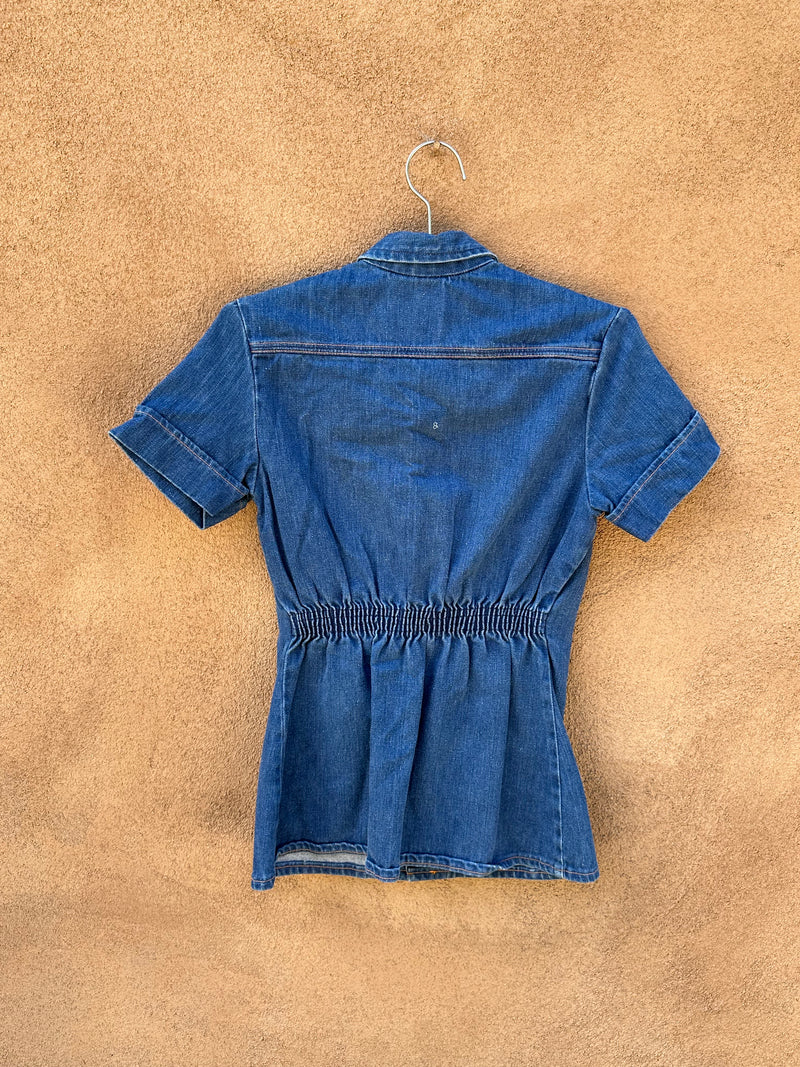 1980's Fitted Wrangler Blouse