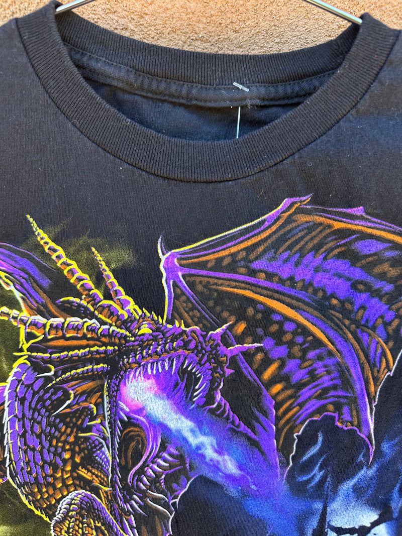 Purple Dragon Fantasy T-shirt