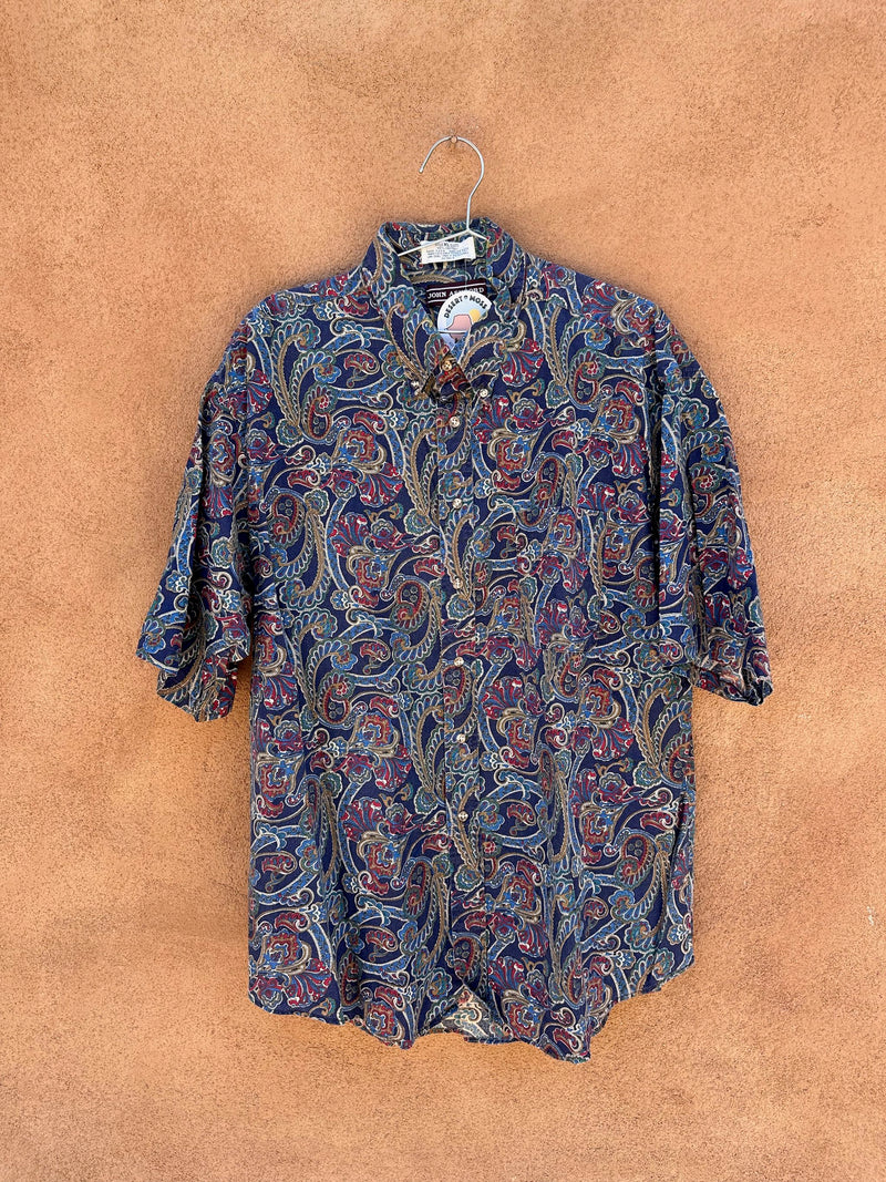 John Ashford Paisley Button Up Shirt