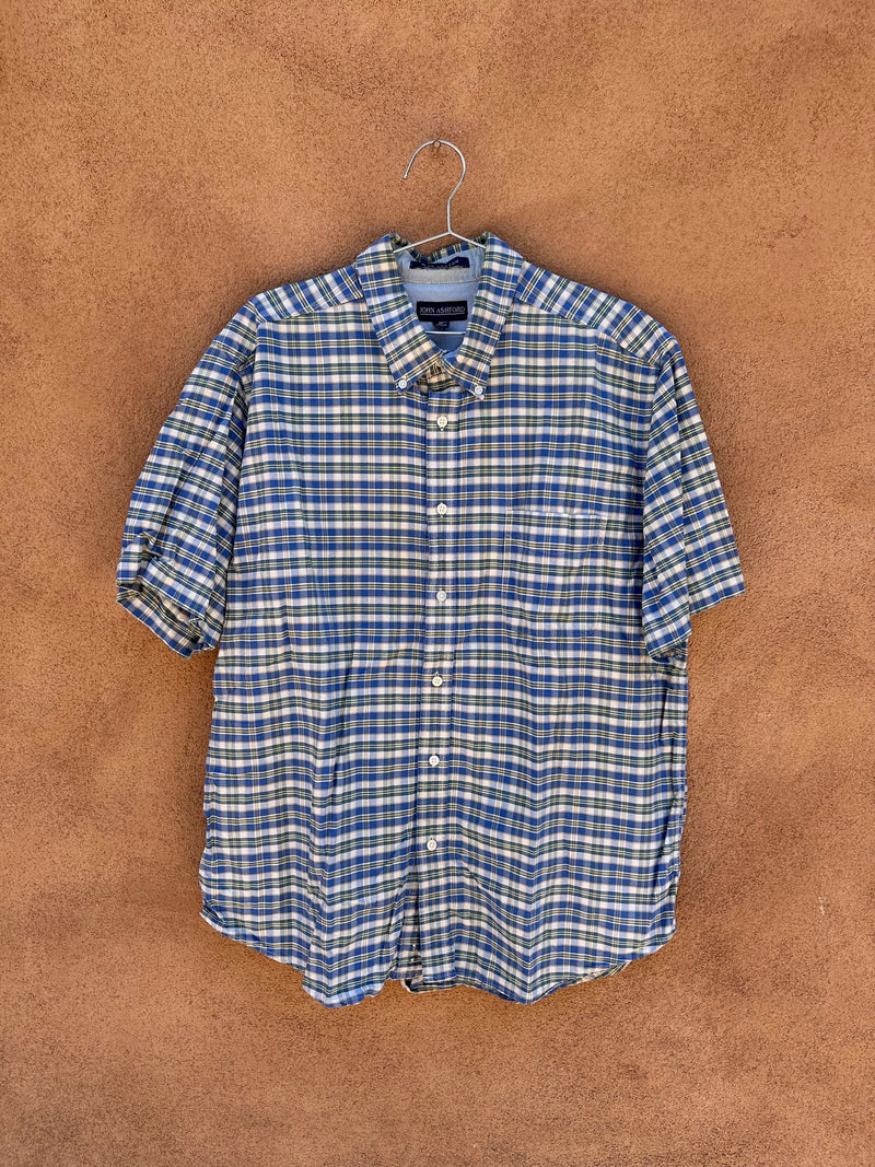 Blue & Green Plaid John Ashford Shirt