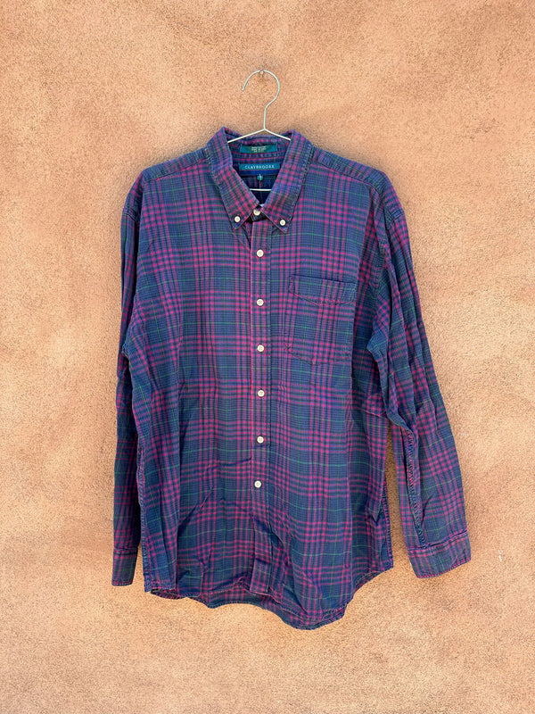 Pink, Green, Blue Plaid Claybrooke Shirt