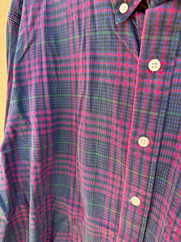 Pink, Green, Blue Plaid Claybrooke Shirt