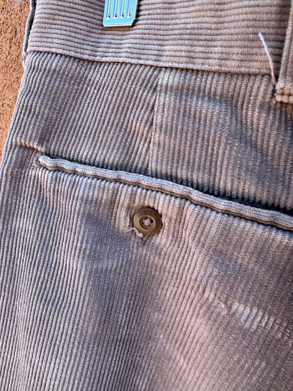 Mauve Haggar Corduroy Slacks 36 x 32