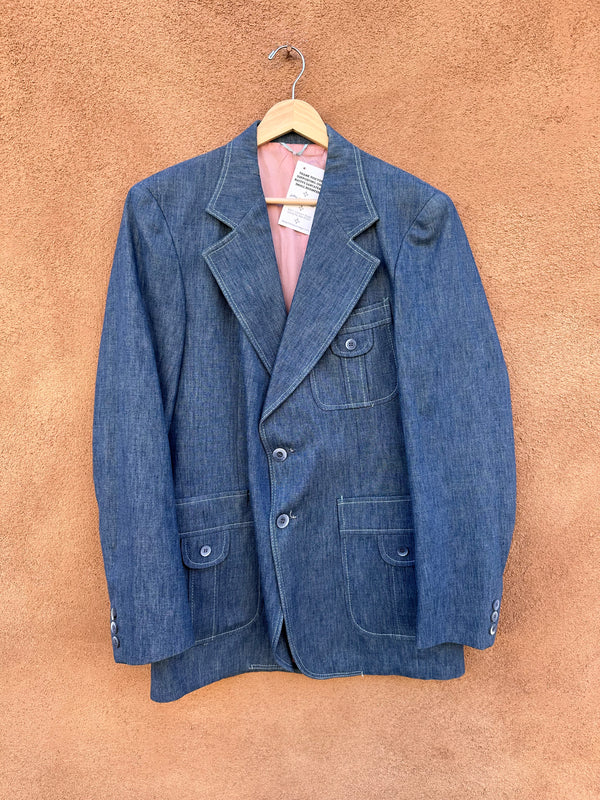 1970's American Fashion Collection by h.i.s. Denim Blazer