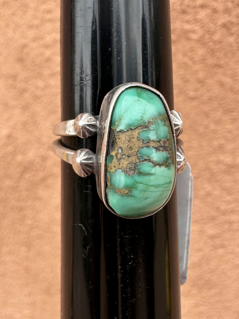 Teardrop Turquoise Sterling Silver Ring