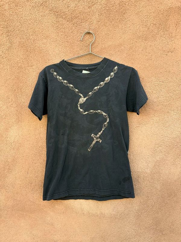 1990's Rosary and Jesus Cristo T-Shirt