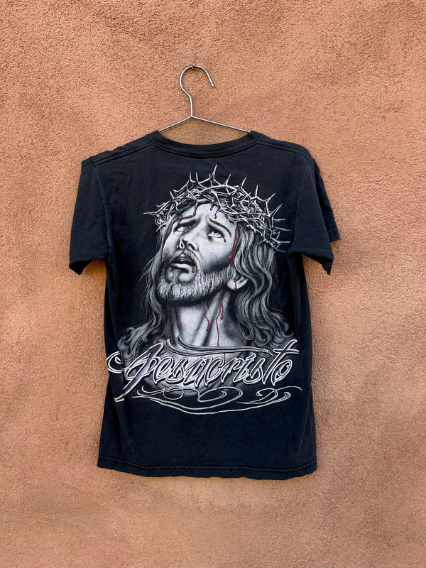 1990's Rosary and Jesus Cristo T-Shirt