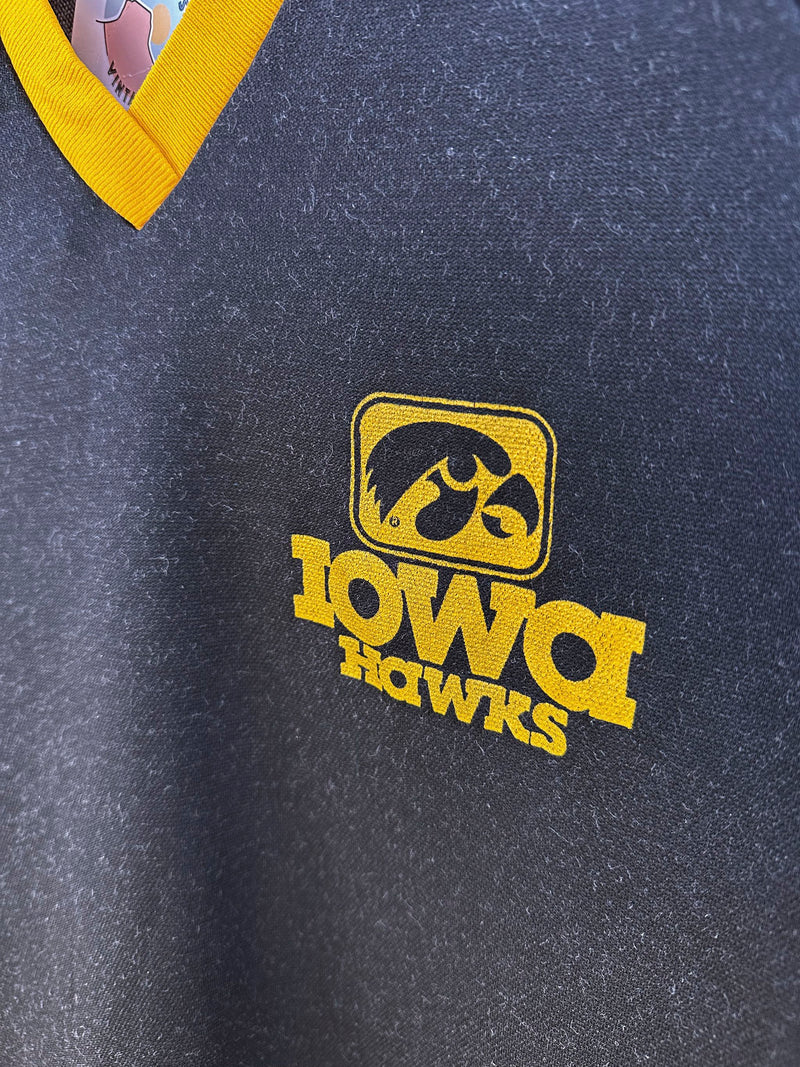 1970's Iowa Hawkeyes V-neck Tee