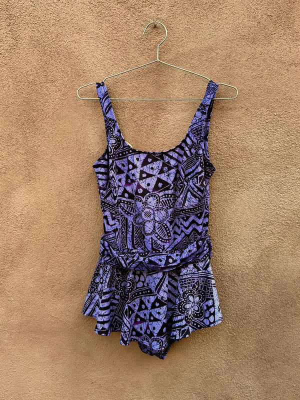 Maxine of Hollywood Purple Swimsuit