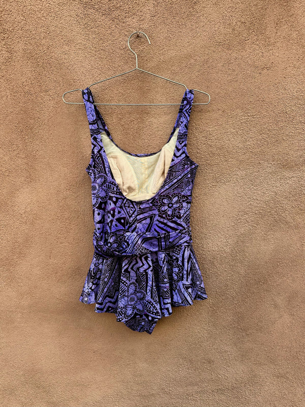 Maxine of Hollywood Purple Swimsuit