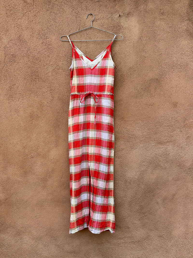 Ace & Jig Plaid Summer Dress