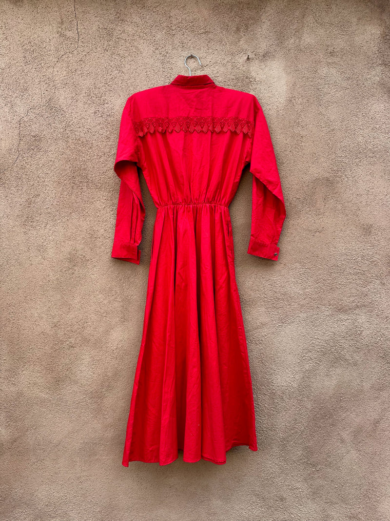 Lilia Smitty Red Western Dress