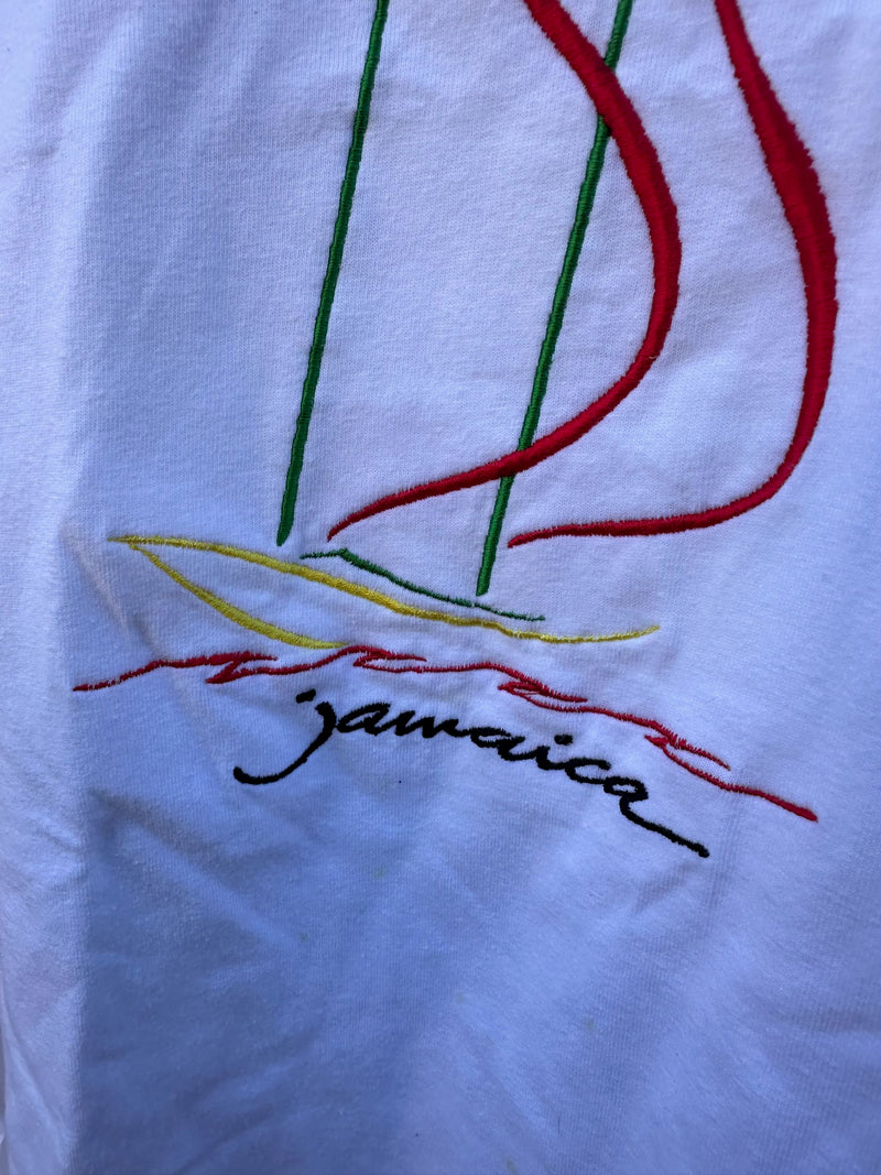 Embroidered Jamaica T-shirt