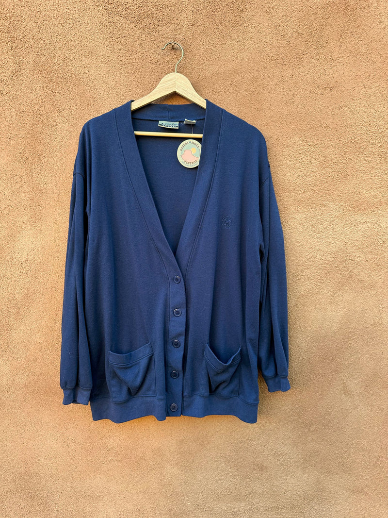 1980's Levi's Travelers Navy Cardigan