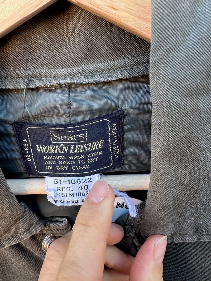 1960's Sears Work 'n Leisure Coveralls - Made in Japan