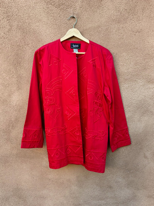 Aztec Embroidery Tipicano Cotton Jacket