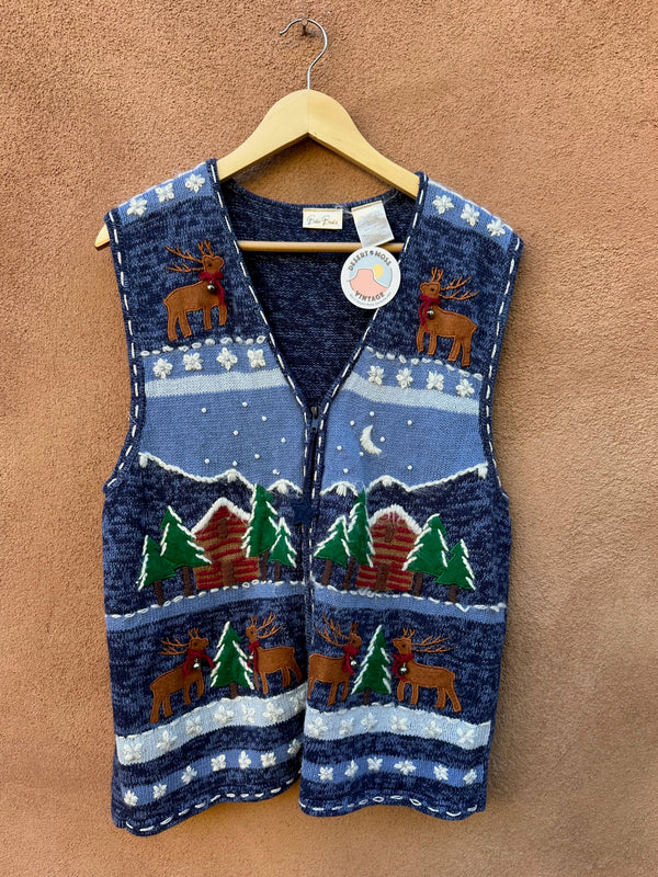 Bobby Brooke Reindeer Sweater Vest