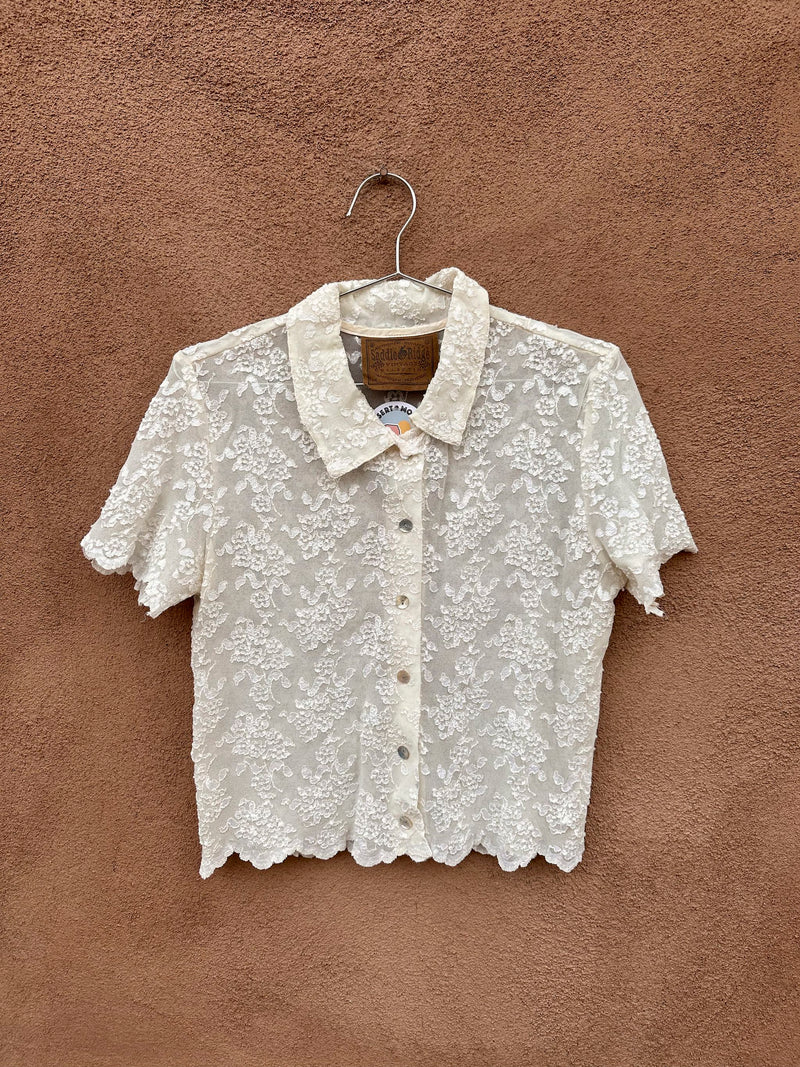 Saddle Ridge Lace Blouse - Medium