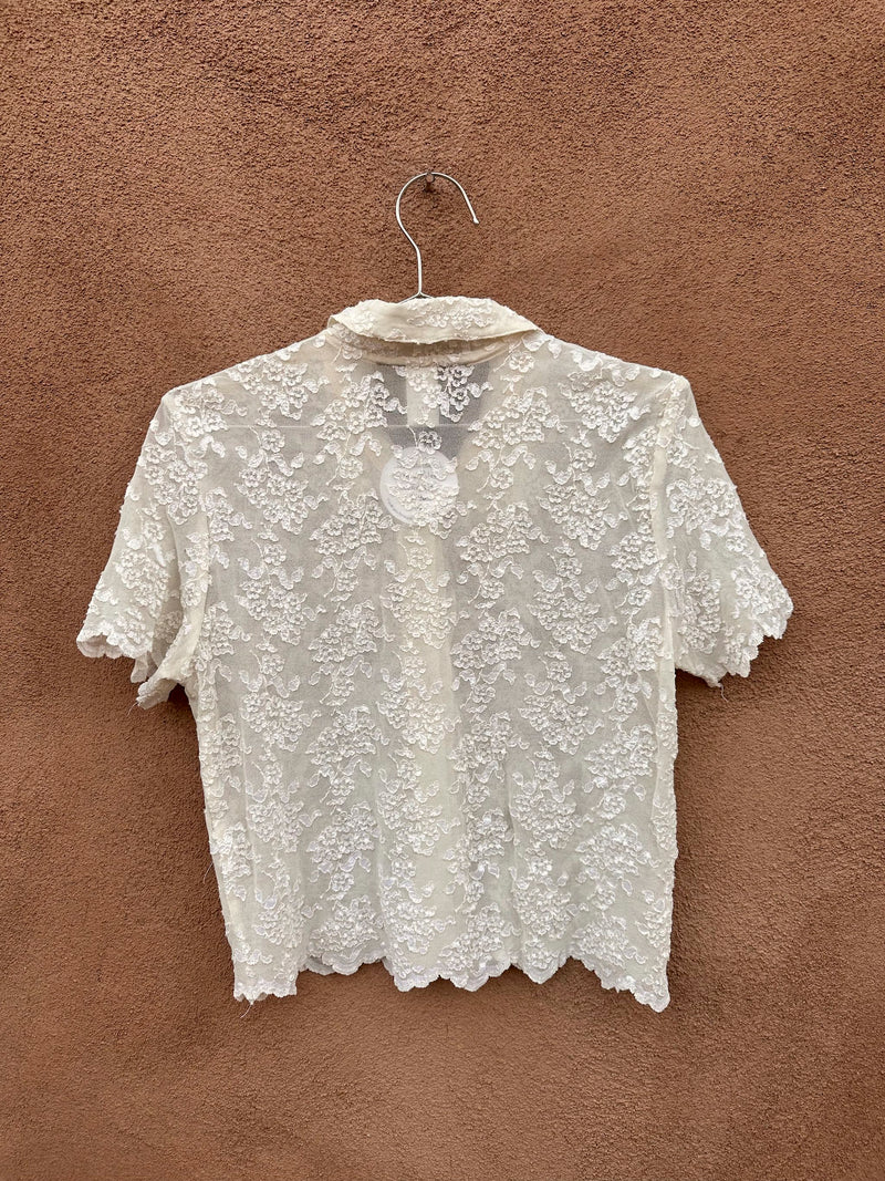 Saddle Ridge Lace Blouse - Medium