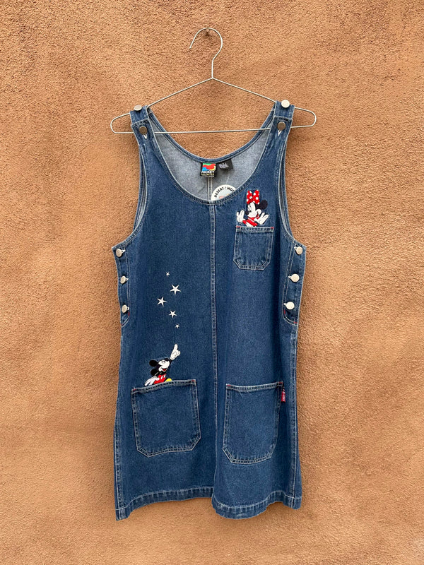 Mickey Unlimited Jerry Leigh Denim Overall Dress