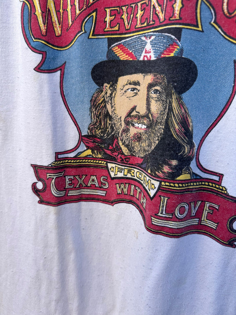 1970's The Willie Nelson Event Raglan Tee