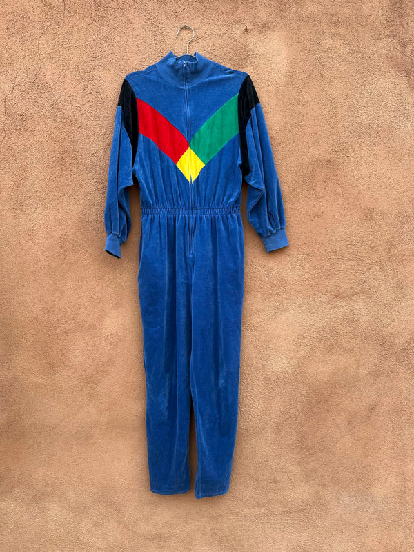 1980's Beth Michaels Terry Jumpsuit - Made in USA