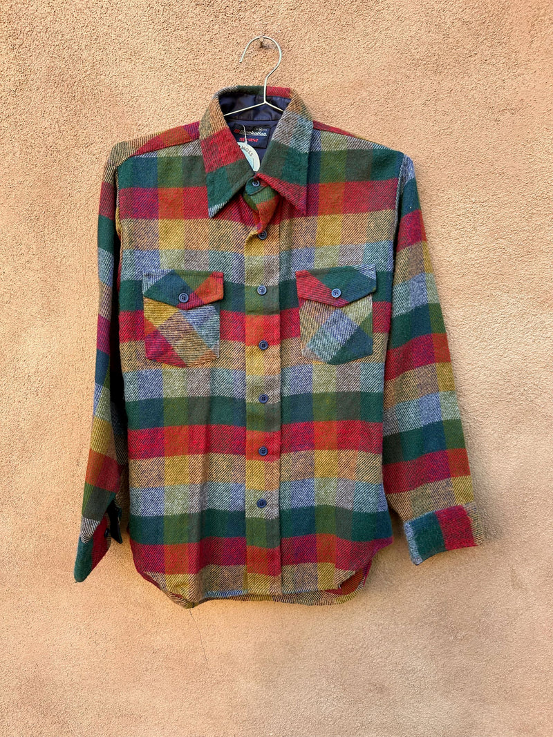 1970's Flannel Manhattan at Ease