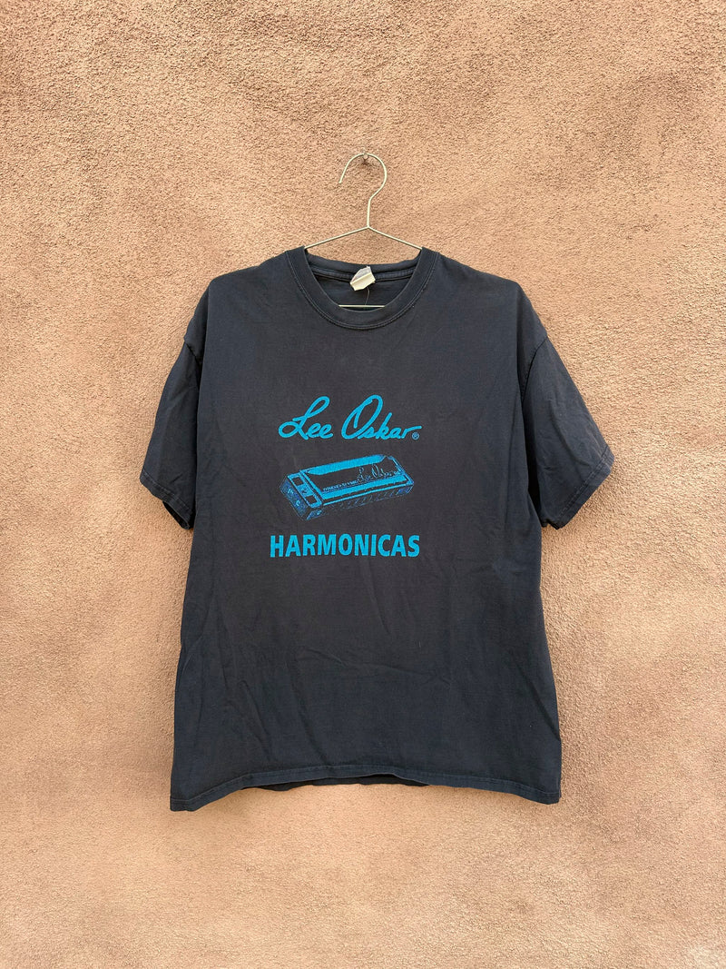 Lee Oskar Harmonicas T-shirt 1990's, Large