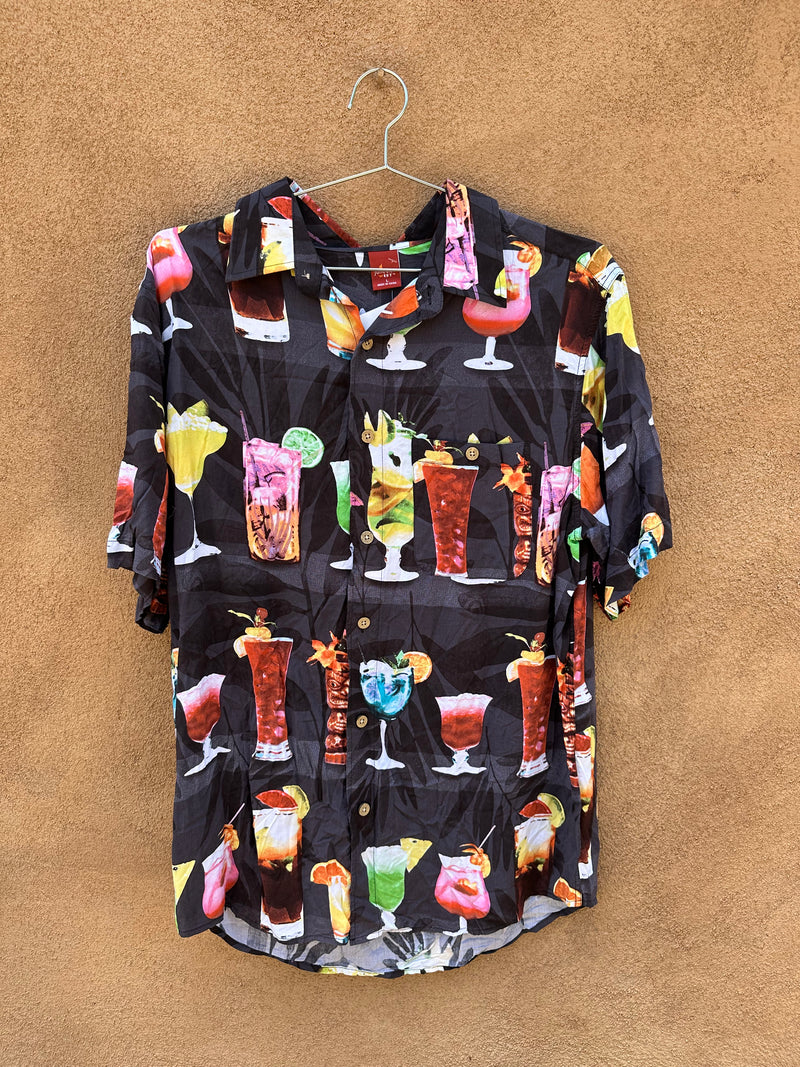 Mixed Drink Mayhem Button Up Shirt