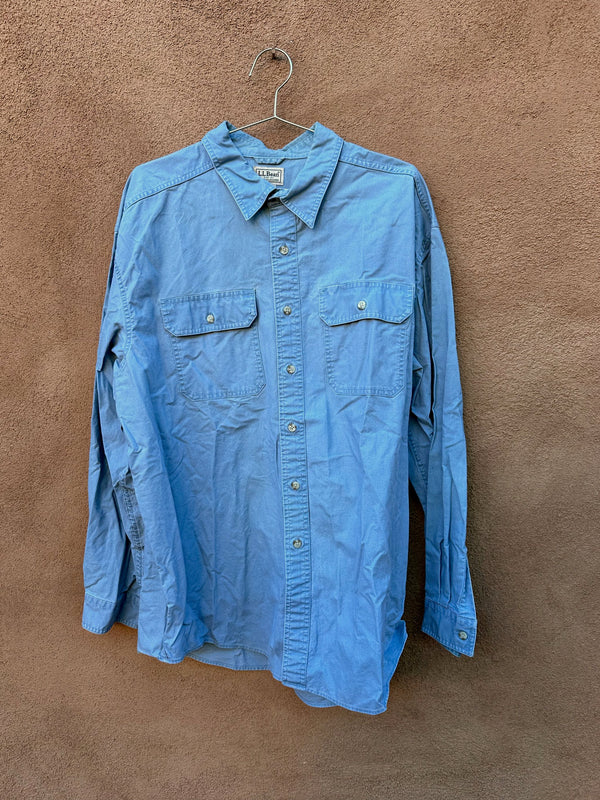 Light Blue L.L. Bean Cotton Shirt