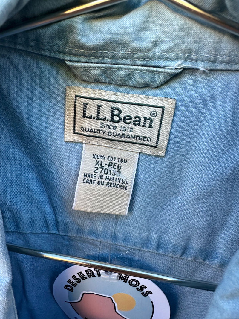 Light Blue L.L. Bean Cotton Shirt