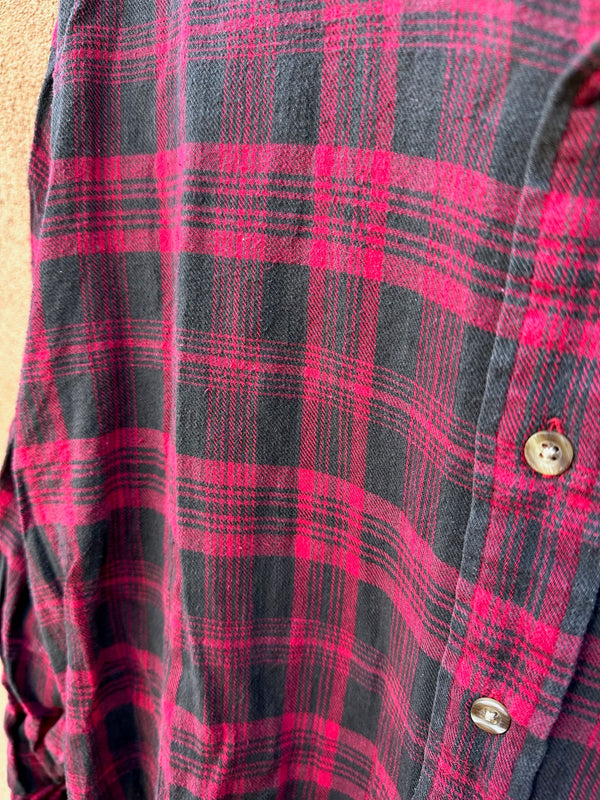 90's High Sierra Red Plaid Flannel