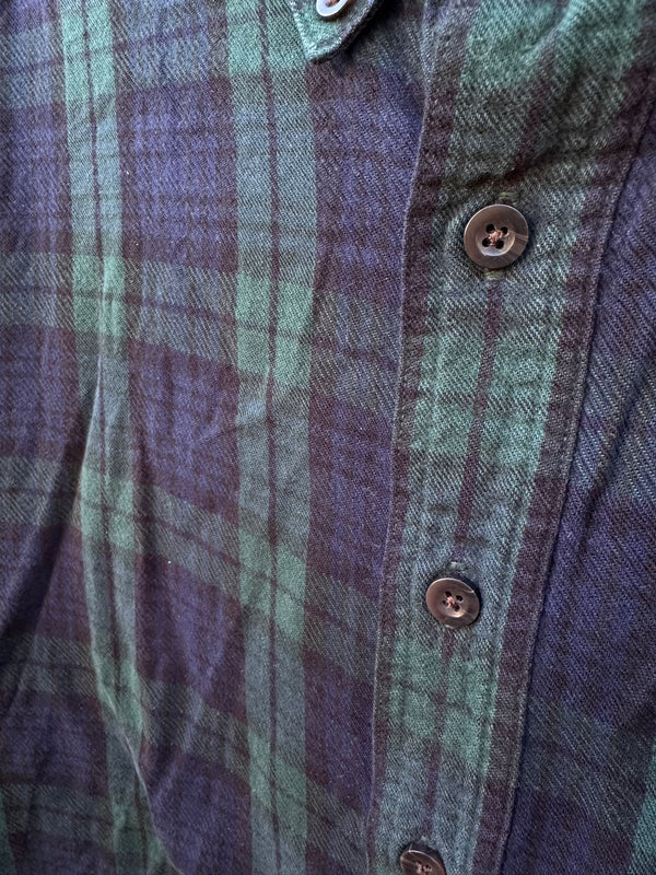 L.L. Bean Tartan Flannel Shirt - XL