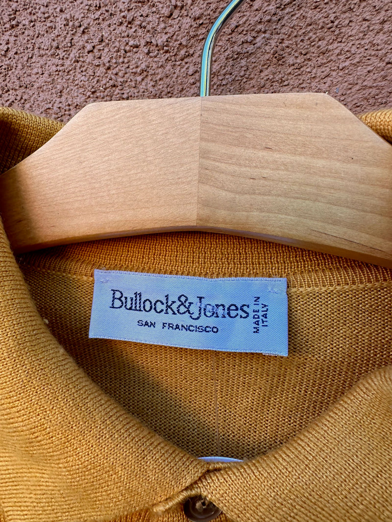 Bullock & Jones Silk/Wool Shirt Made in Italy - as is