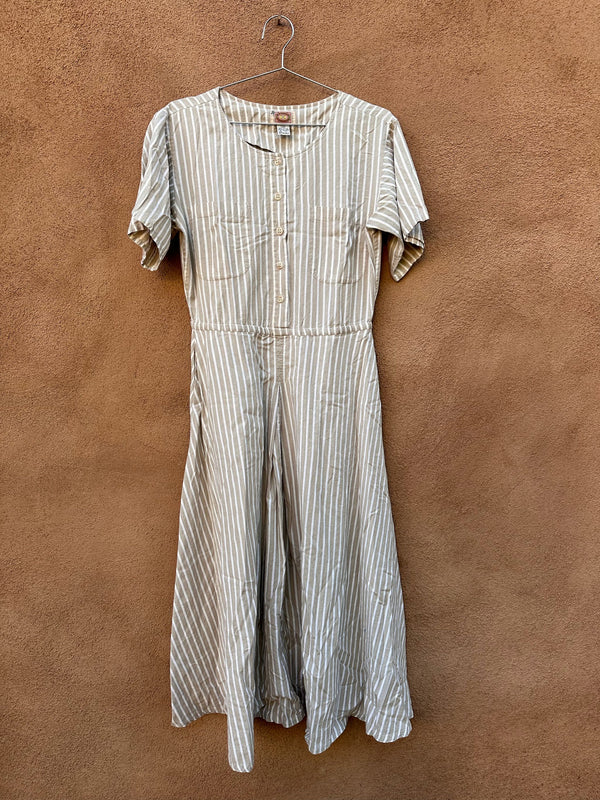 1980's Banana Republic Striped Dress