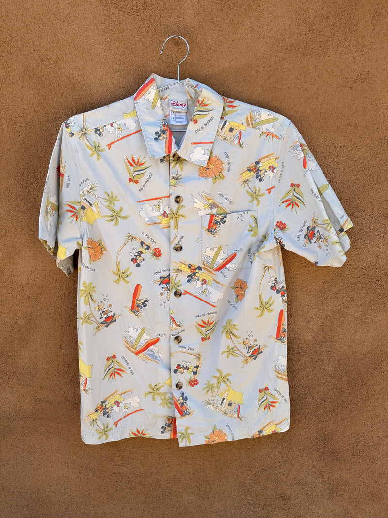 Disney Shopping Mickey and Minnie Hawaiian Shirt