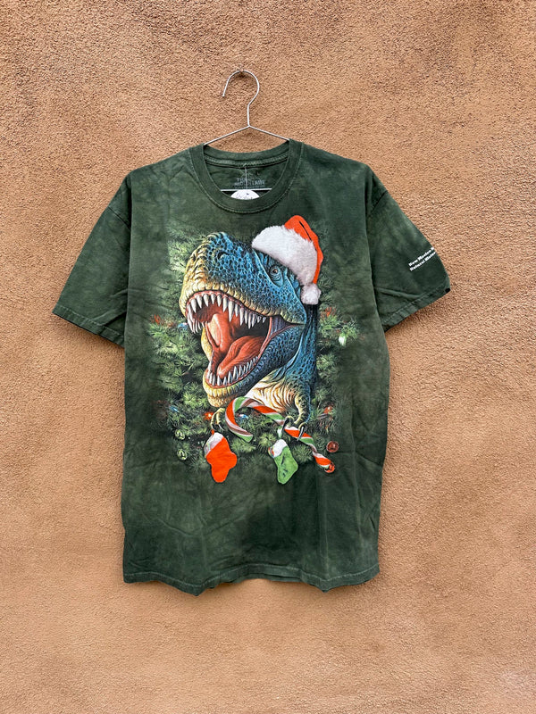 Christmas T-Rex The Mountain T-shirt