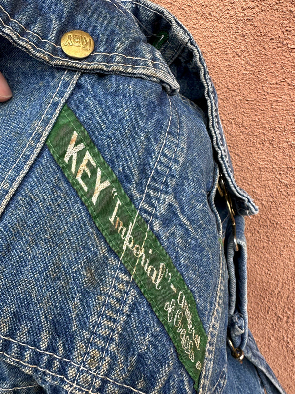 Denim Key Imperial Overalls - Made in USA