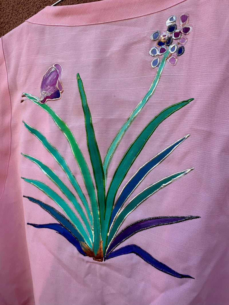 Pink Hand Painted Yucca Vest