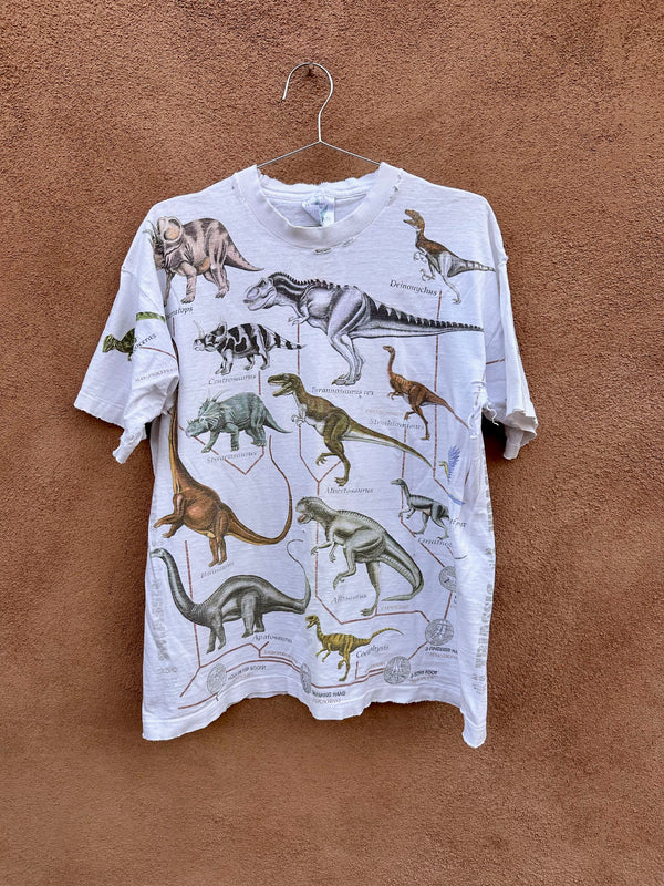 American Museum of Natural History Dinosaur T-shirt - as is