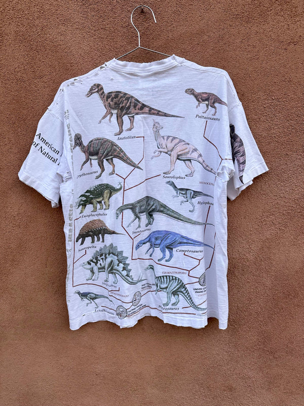 American Museum of Natural History Dinosaur T-shirt - as is