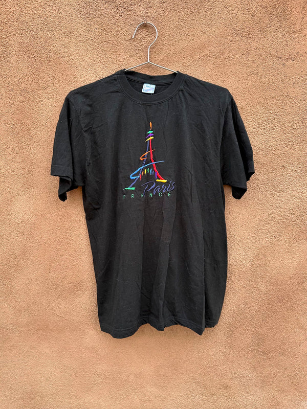 Paris, France Embroidered T-shirt