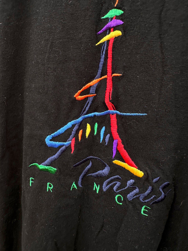 Paris, France Embroidered T-shirt