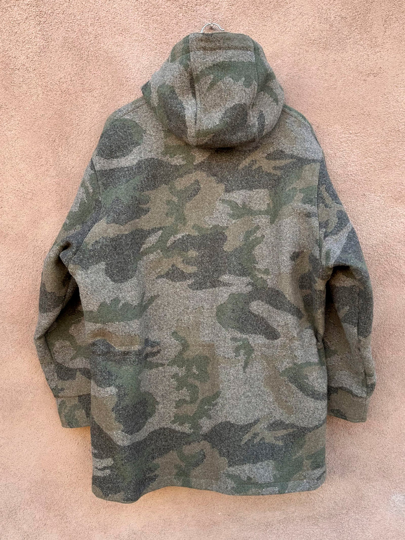 100% Wool Hooded Outdoorsman Cabela's & Pendleton Hunting Camo Jacket