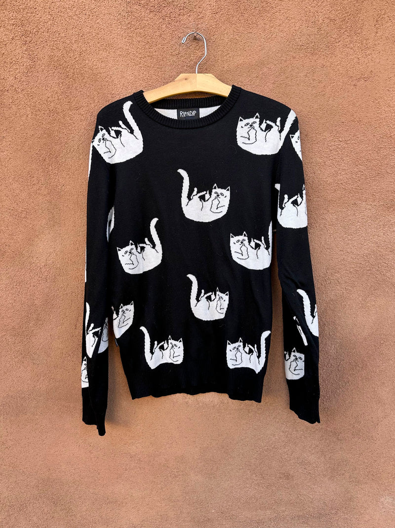 Ripndip Cat Sweater - Medium